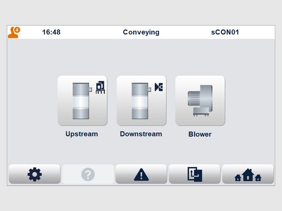 sCONVEY control: Intuitive Bedienoberfläche